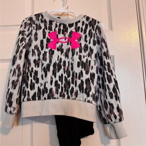 Girls Under Armour 2 Piece Athletic Set